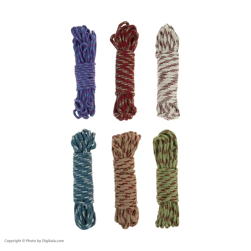 طناب مدل S11 طول 8 متر مجموعه 6 عددی