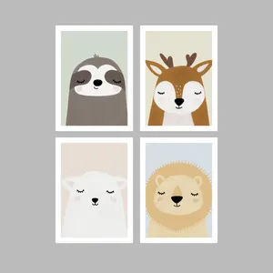 تابلو کودک و نوزاد کد 96 مجموعه 4 عددی