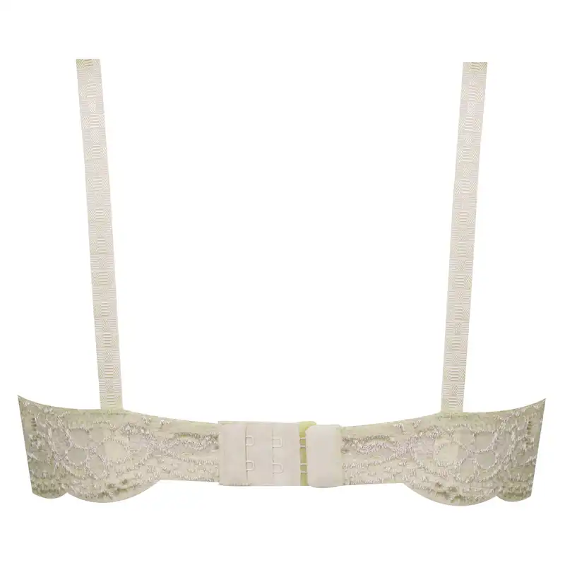 سوتین زنانه پانیذ مدل فنردار کد 66336 رنگ کرم