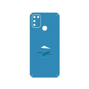 MAHOOT Minimal Paper Airplane Cover Sticker for Infinix Hot 11 Play