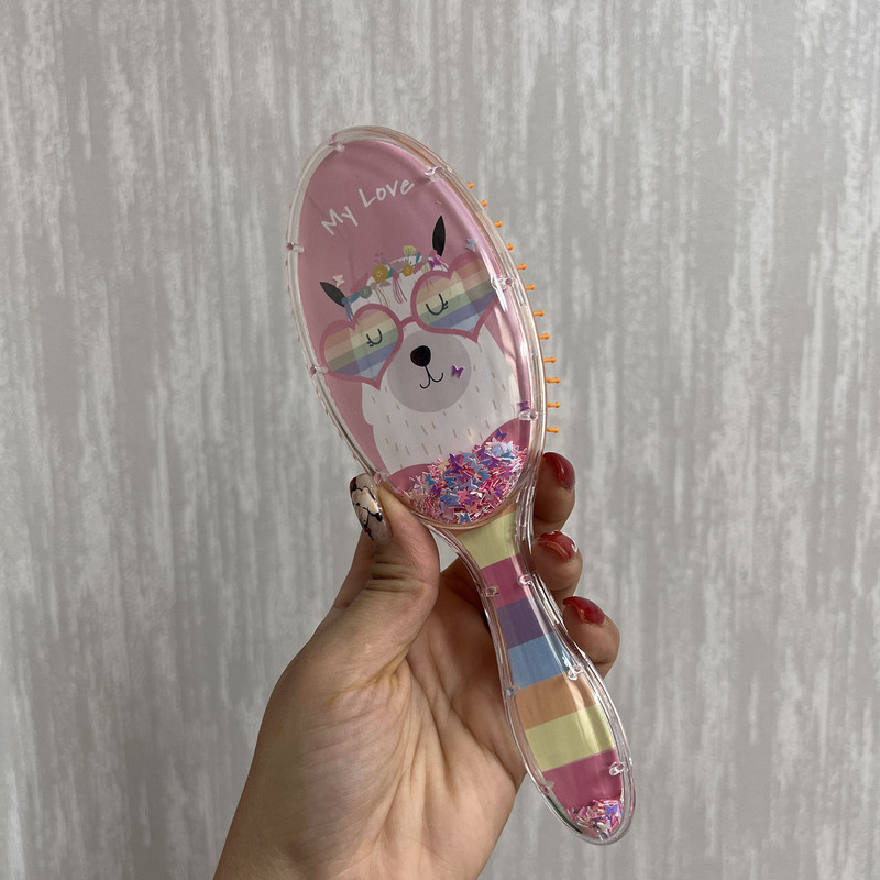 برس کودک مدل گره باز کن طرح لاما عینکی برس کودک مدل گره باز کن طرح لاما عینکی