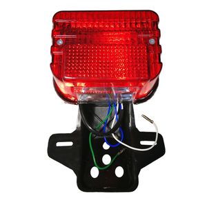 چراغ خطر عقب موتور سیکلت وارون مدل پایه فلزی کد B-53 مناسب برای هوندا
