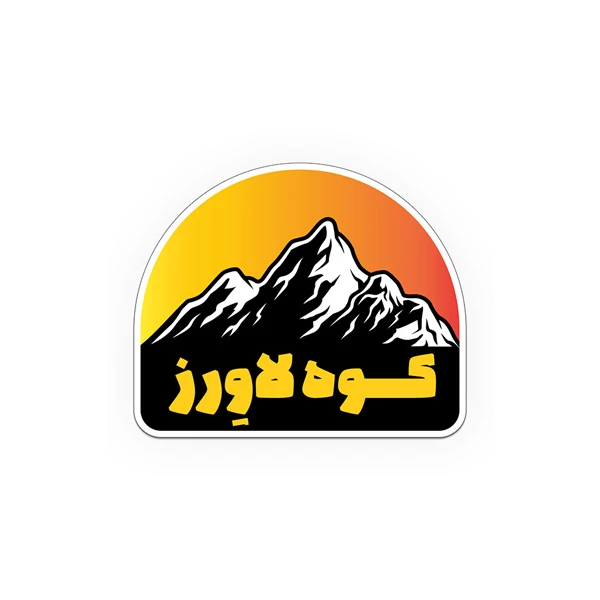 استیکر خودرو طرح کوهنورد