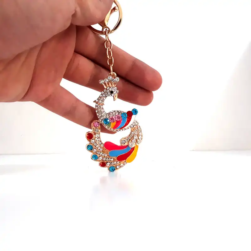 جاکلیدی زنانه مدل طاووس هندی کد 07