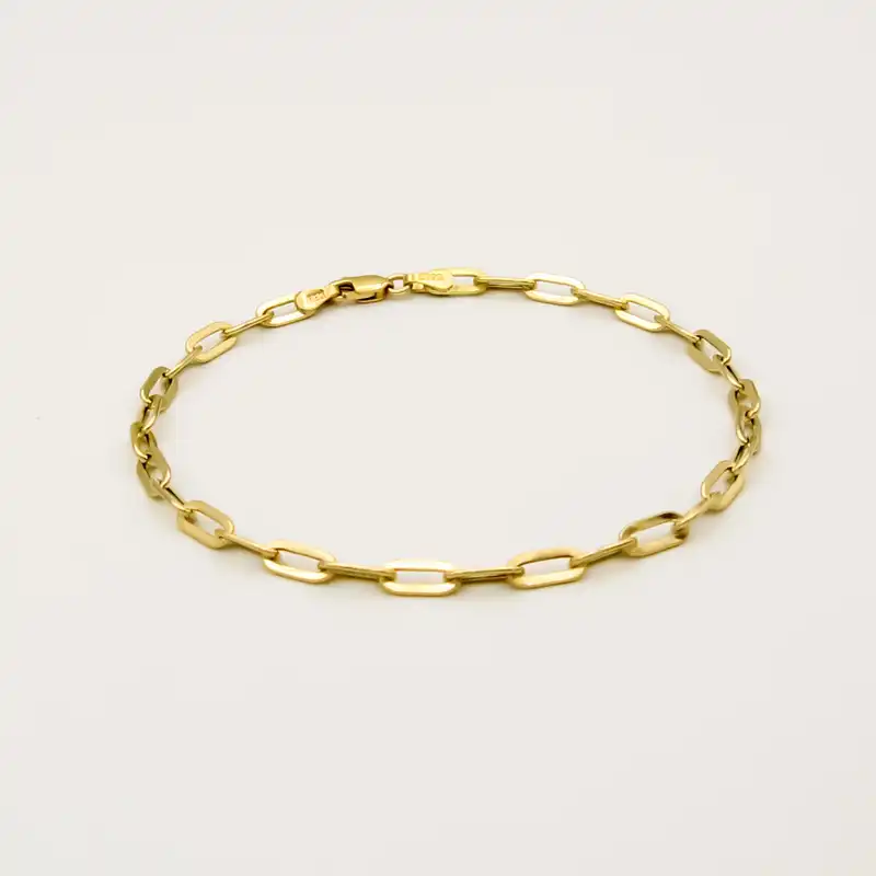 دستبند طلا 18 عیار زنانه کاپانی کد KB014