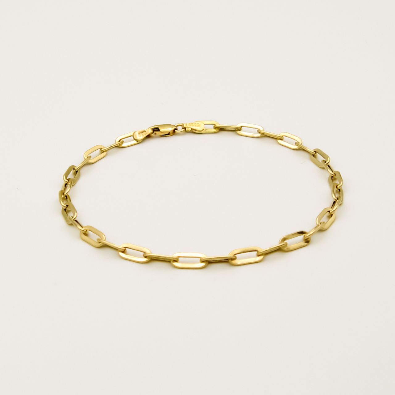 دستبند طلا 18 عیار زنانه کاپانی کد KB014 -  - 1