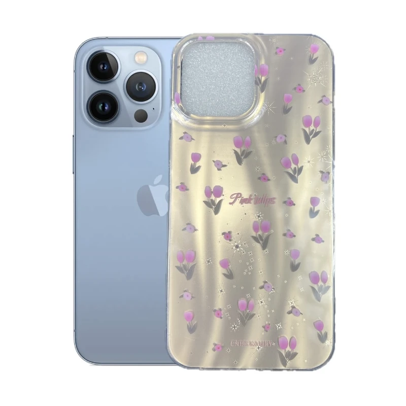کاور طرح گل لاله مناسب برای گوشی موبایل اپل iPhone 13 Pro Max