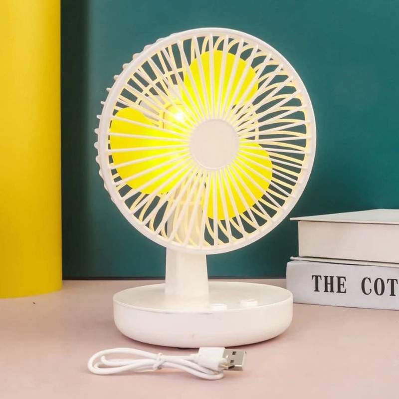 پنکه شارژی مدل گردشی چراغ دار