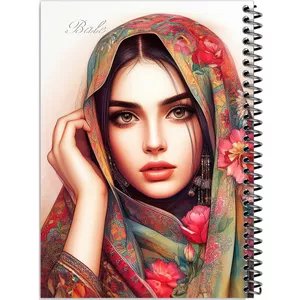 دفتر طراحی 50 برگ انتشارات بله مدل کاغذ ضخیم طرح فانتزی دختر ایرانی کد Q497