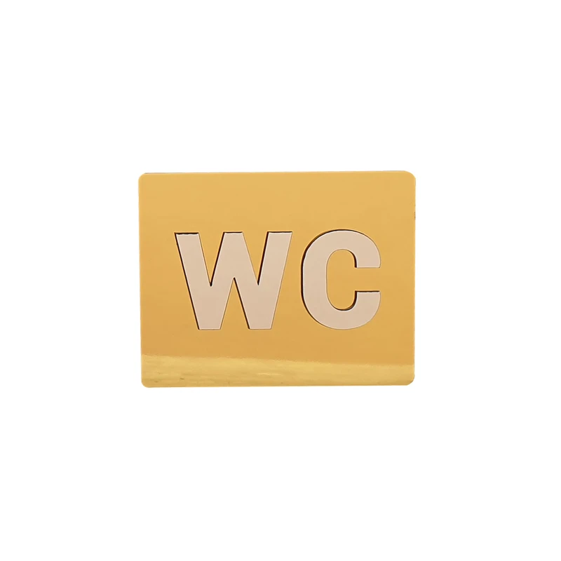 تابلو راهنما طرح مستطیل مدل wc