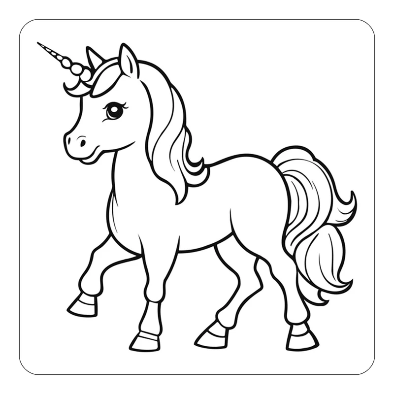 مگنت کاکتی طرح اسب تک شاخ و یونیکورن مدل mp32564