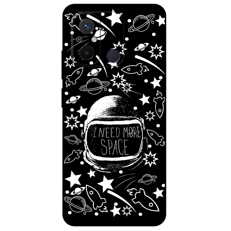 کاور مگافون طرح فضایی مدل 7706 مناسب برای گوشی موبایل شیائومی Redmi 12C  