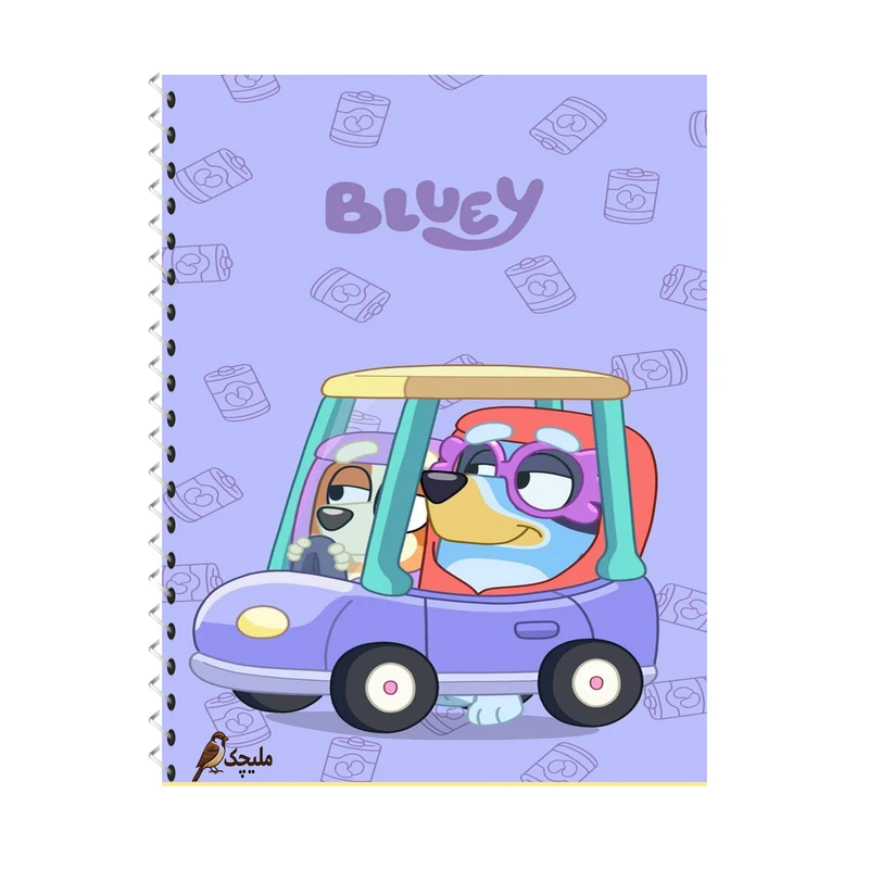 دفتر نقاشی 60 برگ ملیچک مدل bluey 005