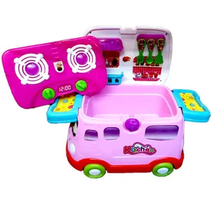 ست اسباب بازی آشپزخانه مدل ماشین سیار