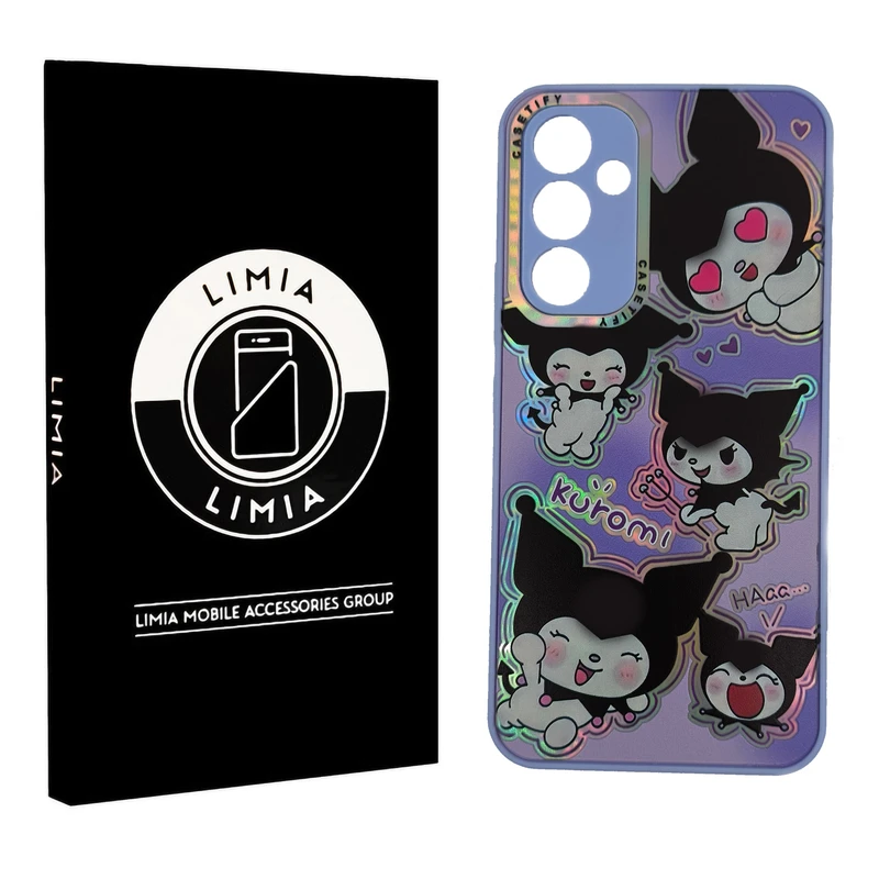 کاور لیمیا مدل فانتزی لنزدار طرح عروسکی شبرنگی مناسب برای گوشی موبایل سامسونگ Galaxy A54