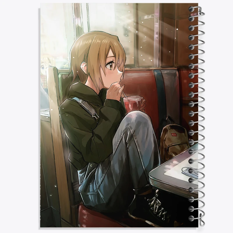 دفتر شطرنجی 50 برگ خندالو مدل ریتسو انیمه كي اون کد 34185