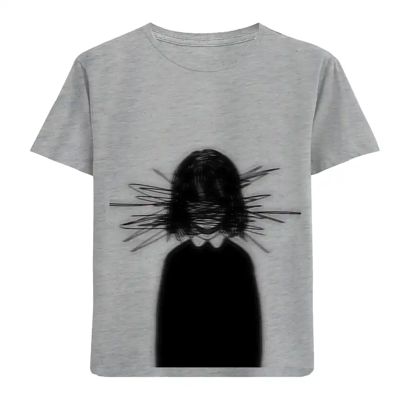 تی شرت آستین کوتاه دخترانه مدل دختر N07