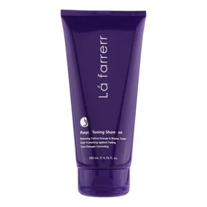 شامپو تثبیت کننده رنگ مو لافارر مدل Anti Brassiness مناسب برای موهای رنگ شده، آسیب دیده حجم 200 میلی لیتر