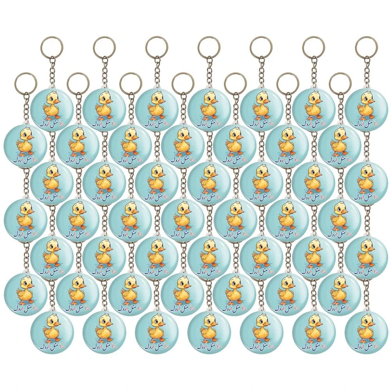 جاکلیدی خندالو مدل جشن الفبا اُ مثل اُردک کد 8674 مجموعه 49 عددی