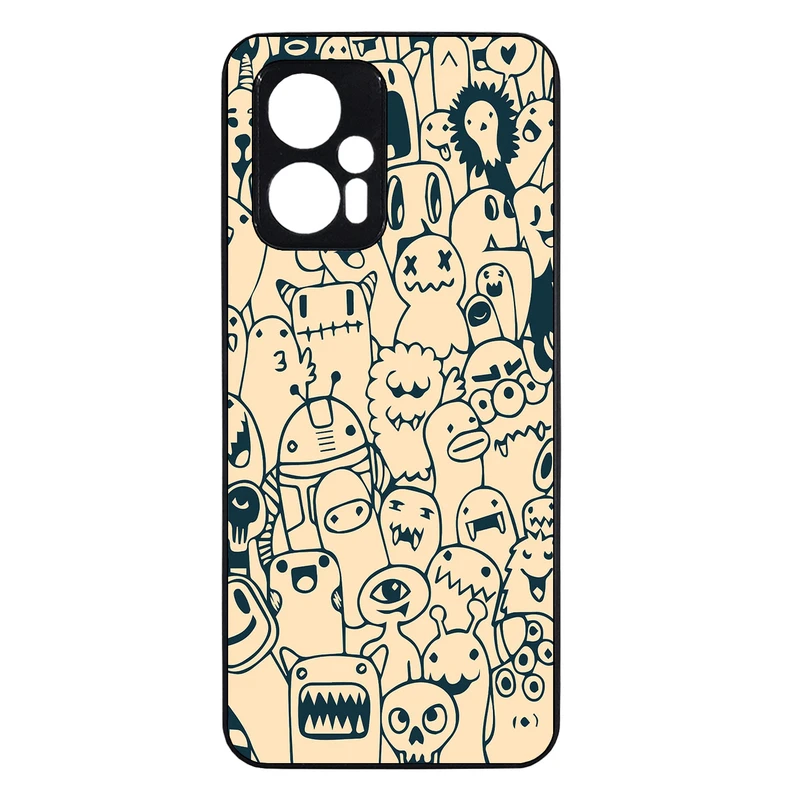 کاور گالری وبفر طرح شلوغ مناسب برای گوشی موبایل شیائومی poco x4 gt