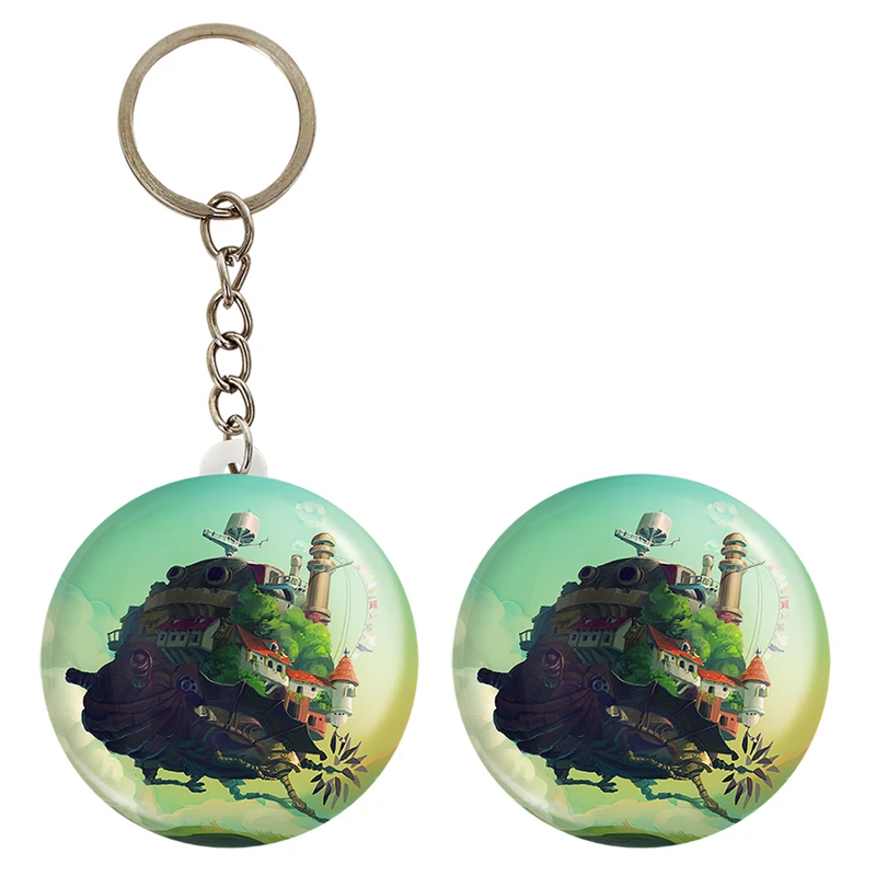 پیکسل خندالو مدل قلعه جادویی هاول انیمه قلعه متحرک هاول کد 12903 به همراه جاکلیدی