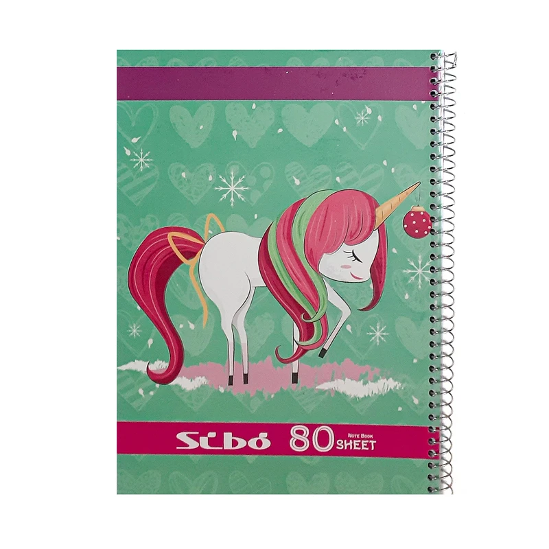 دفتر مشق 80 برگ سیبو مدل پونی کد s2-46