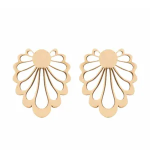 گوشواره طلا 18 عیار زنانه الن نار مدل ELME0827