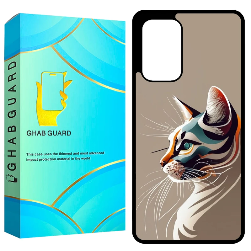 کاور قاب گارد طرح گربه مدل GCHPA53 مناسب برای گوشی موبایل سامسونگ Galaxy A53 5G