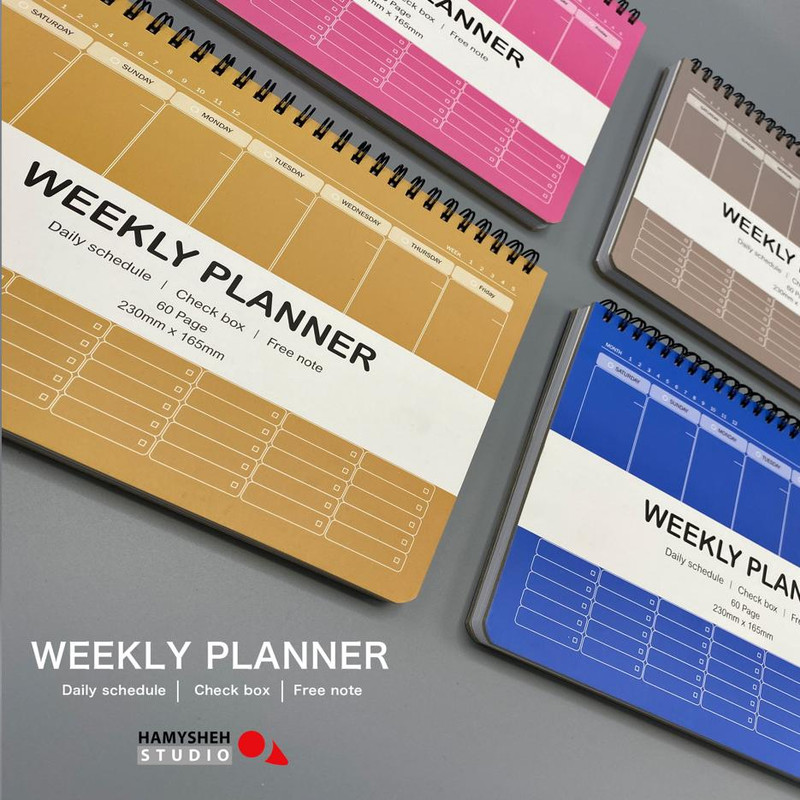 دفتر برنامه ریزی همیشه مدل Weekly Planner