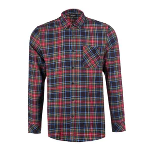 پیراهن آستین بلند مردانه جوتی جینز مدل چهارخانه کد 303045