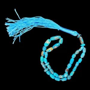 تسبیح مدل سنگ فیروزه نیشابور کد 6400