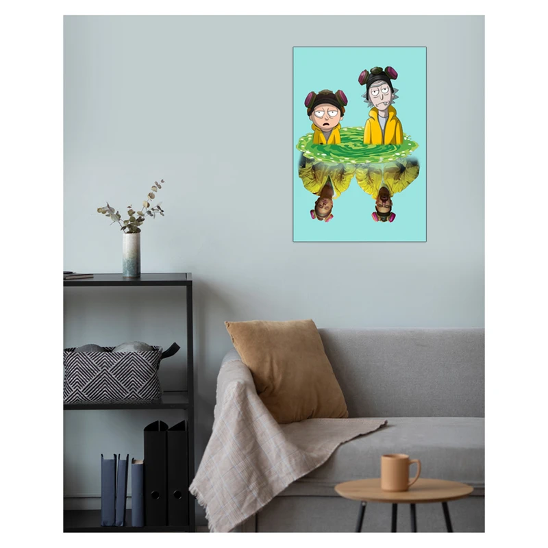 پوستر گوفی مدل انیمیشن ریک و مورتی طرح Rick and Morty کد BB58