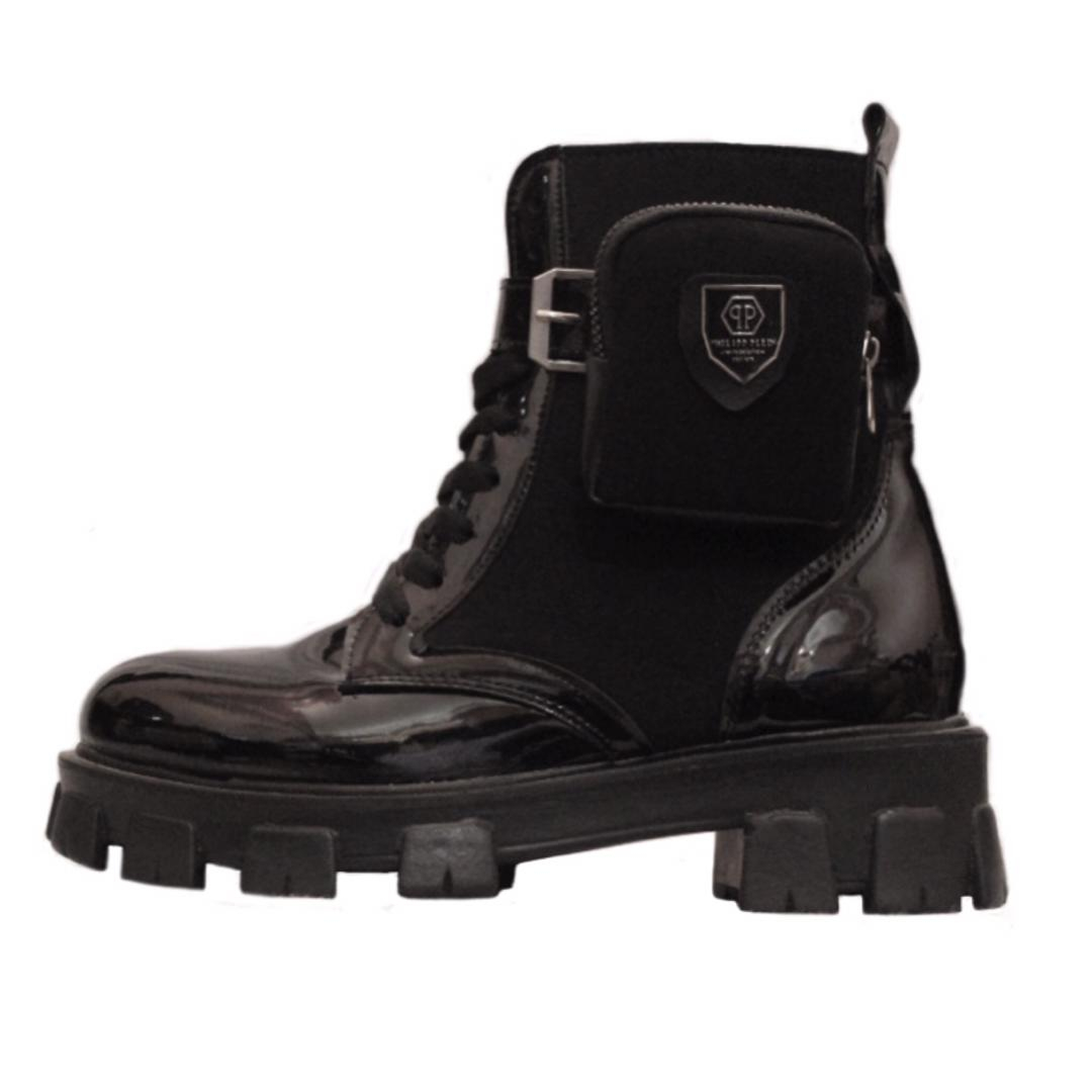 نیم بوت زنانه مدل ورنی