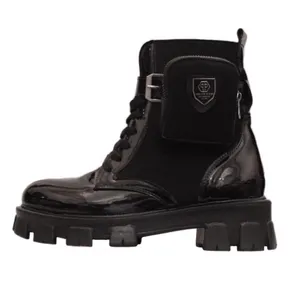 نیم بوت زنانه مدل ورنی