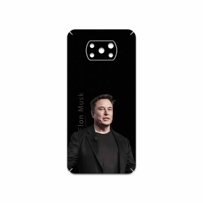 برچسب پوششی ماهوت مدل Elon Musk مناسب برای گوشی موبایل شیائومی Poco X3 NFC