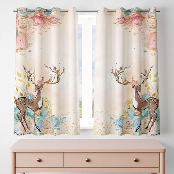 پرده مدل مخمل پانچی کد 7836 سایز 200x140 سانتی متر