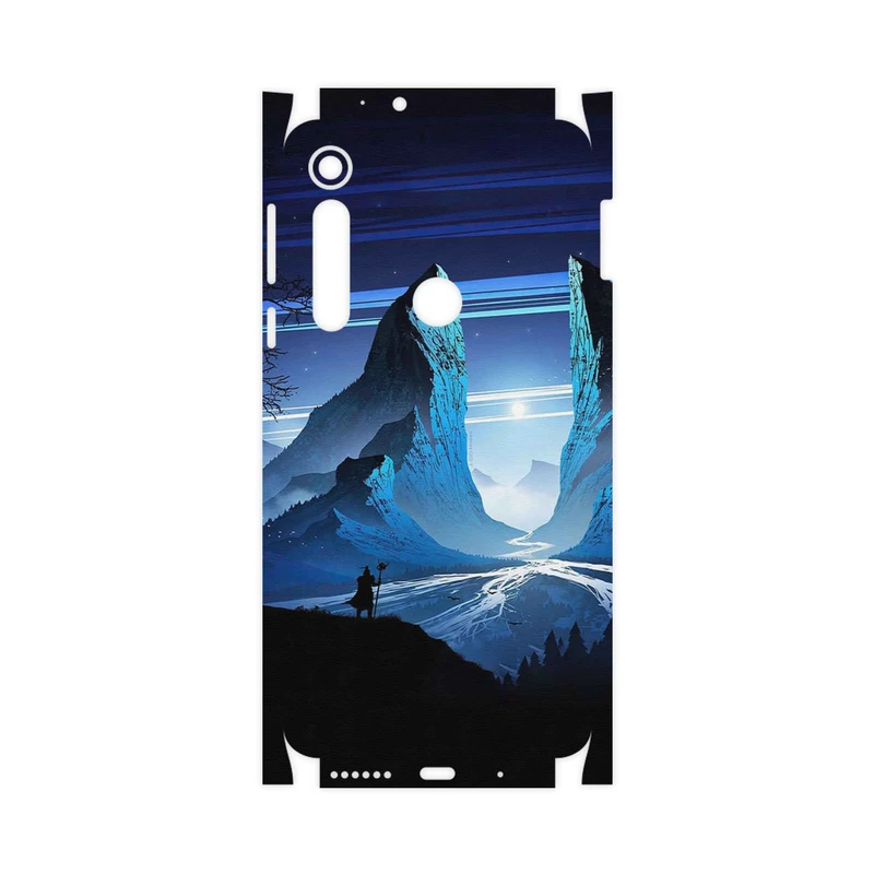 برچسب پوششی ماهوت مدل Blue Mountains Digital Art-FullSkin مناسب برای گوشی موبایل موتورولا One Macro