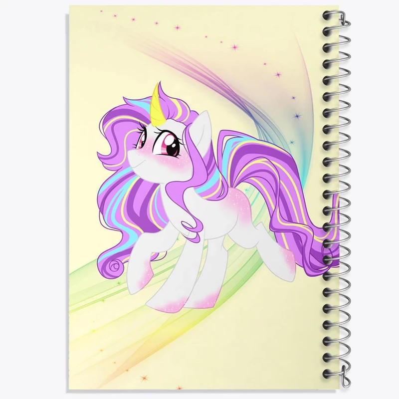 دفتر مشق 100 برگ خندالو طرح اسب پونی کد 24846