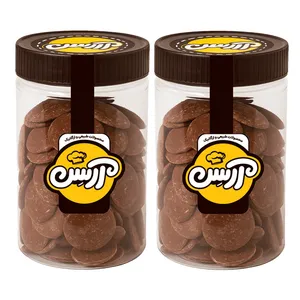 شکلات سکه ای شیری آرسن - 600 گرم بسته 2 عددی