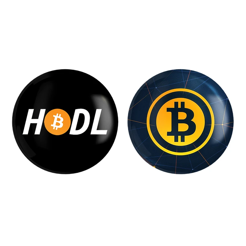 مگنت خندالو طرح بیت کوین HODL کد 1086710876 مجموعه 2 عددی