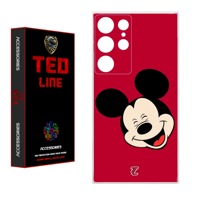 کاور تدلاین طرح میکی موس کد 1213 مناسب برای گوشی موبایل سامسونگ Galaxy S21 Ultra