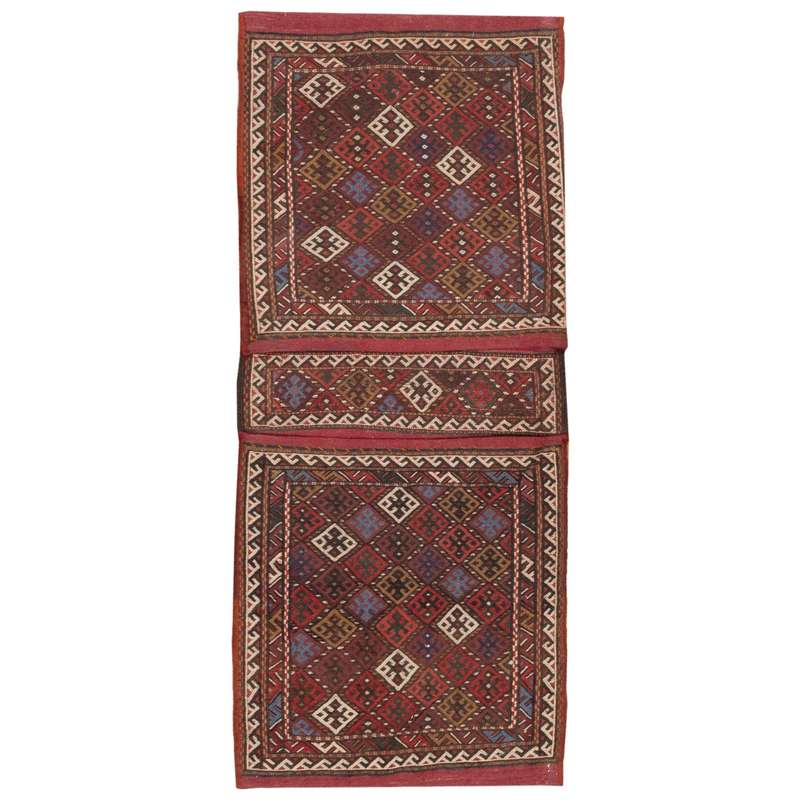 خورجین دستباف قدیمی نیم متری سی پرشیا کد 157053