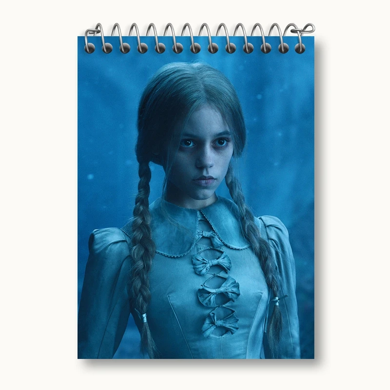 دفتر یادداشت 50 برگ خندالو مدل سریال ونزدی Wednesday کد 25221