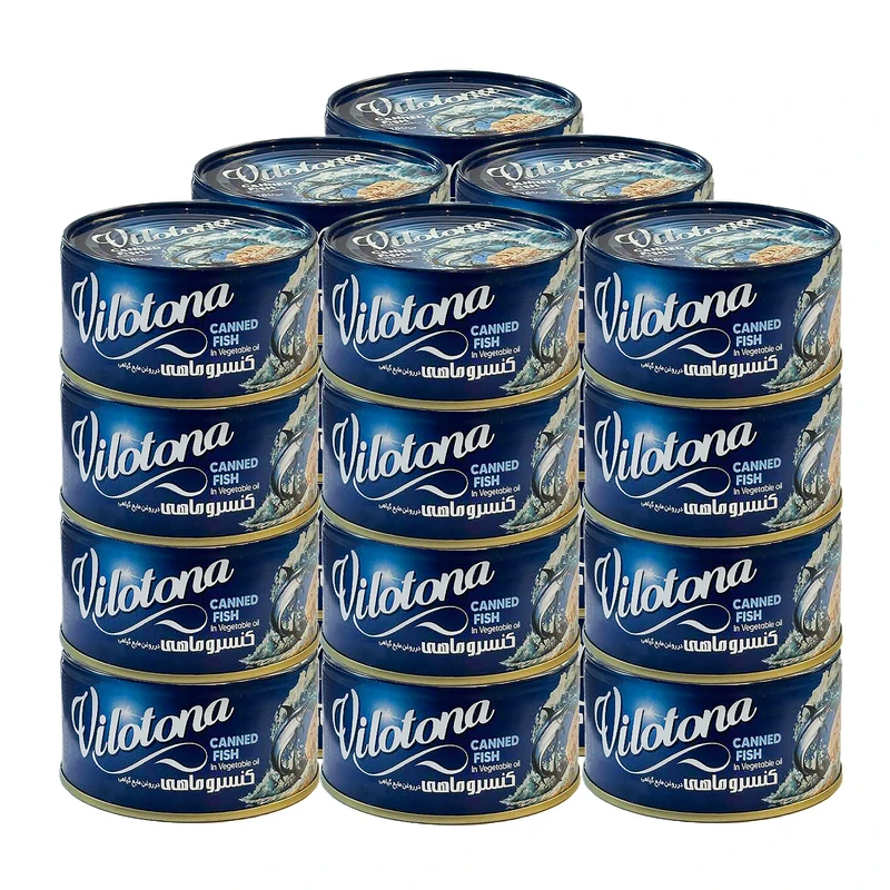 کنسرو ماهی مارلین در روغن گیاهی ویلورا - 180 گرم بسته 24 عددی