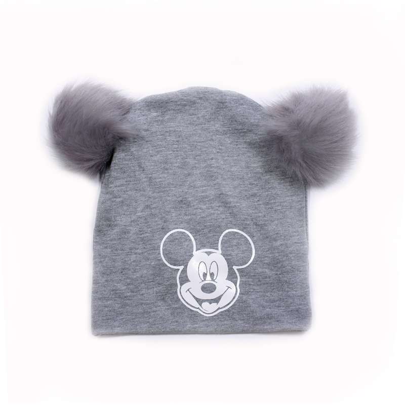 کلاه بچگانه مدل میکی موس دو پوم
