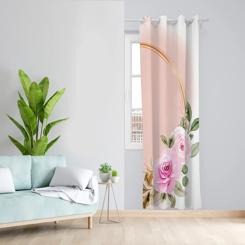 پرده مدل مخمل پانچی کد 1305سایز 140x200 سانتی متر