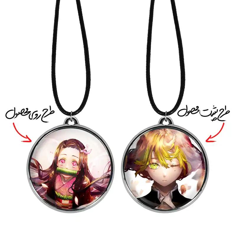 گردنبند خندالو مدل میتسوری کانوروجی و کامادو نزوکو انیمه شیطان کش کد 1145511463