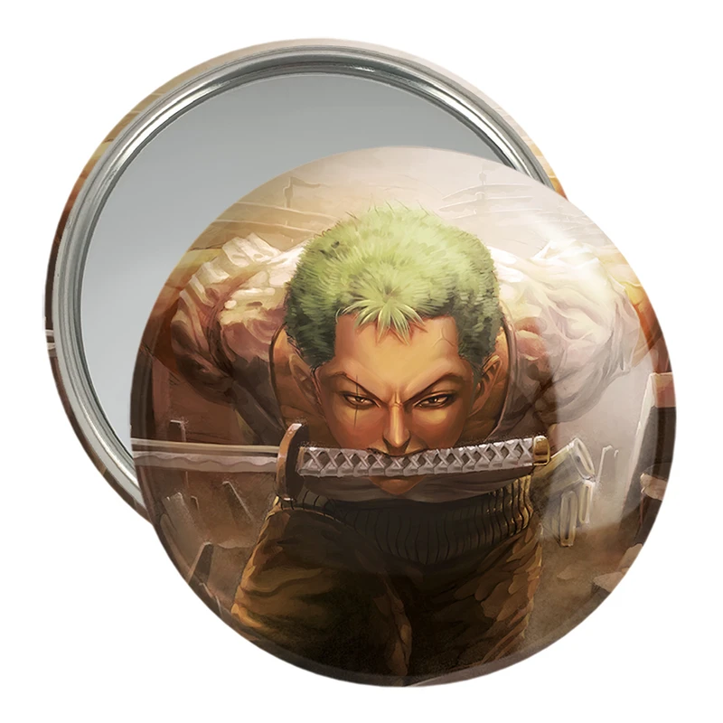 آینه جیبی خندالو مدل زورو انیمه وان پیس One Piece  کد 17230