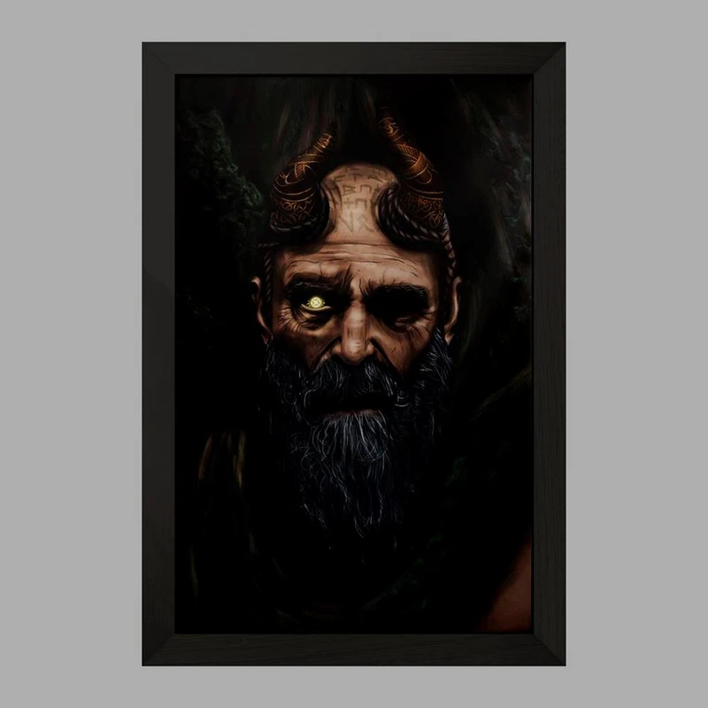 تابلو خندالو مدل گاد آف وار کد 30457