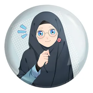 پیکسل خندالو طرح دخترانه باحجاب کد 26026 مدل بزرگ